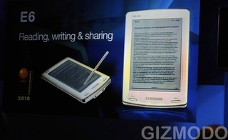 Illustration for article titled Samsung E6 and E101: eBook Readers With a Sense of Stylus